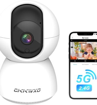 2.4&5GHz WiFi Indoor Security Camera,2K/3MP Camera for Home Security, 355° Pan/Tilt Pet Cam, IR Night Vision Baby Monitor, 2-Way Audio, Motion Tracking, Cloud & SD Card Storage