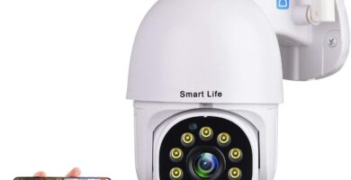 Tuya Smart Life Security Camera,1080P HD Wireless WiFi Home Surveillance Pan/Tilt 360° View Waterproof Night Vision, Human Detection,Auto Tracking