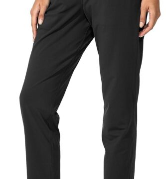 G Gradual Women’s Pants with Deep Pockets 7/8 Stretch Ankle Sweatpants for Golf, Athletic, Lounge, Travel, Work