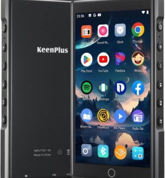 MP3 Player with Bluetooth and WiFi 80GB-1TB | 4.3″ HD Touchscreen with Physical Buttons | Android MP3 & MP4 Players with Spotify, Amazon Music, Play Store Metal Body | Parental Lock & FM/Speaker