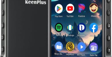 MP3 Player with Bluetooth and WiFi 80GB-1TB | 4.3″ HD Touchscreen with Physical Buttons | Android MP3 & MP4 Players with Spotify, Amazon Music, Play Store Metal Body | Parental Lock & FM/Speaker