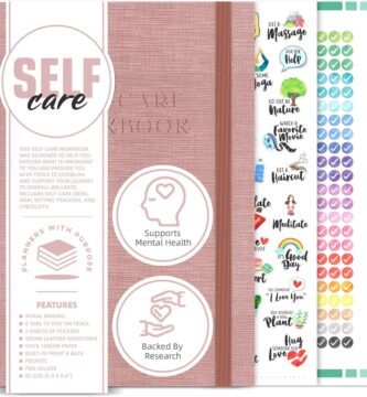 Self Care Journal – Guided Daily Reflection Notebook to Support Mental & Physical Health Habits – Self Love Manifestation & Affirmations Planner – Personal Growth Goals Happiness