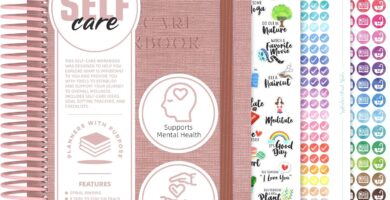 Self Care Journal – Guided Daily Reflection Notebook to Support Mental & Physical Health Habits – Self Love Manifestation & Affirmations Planner – Personal Growth Goals Happiness