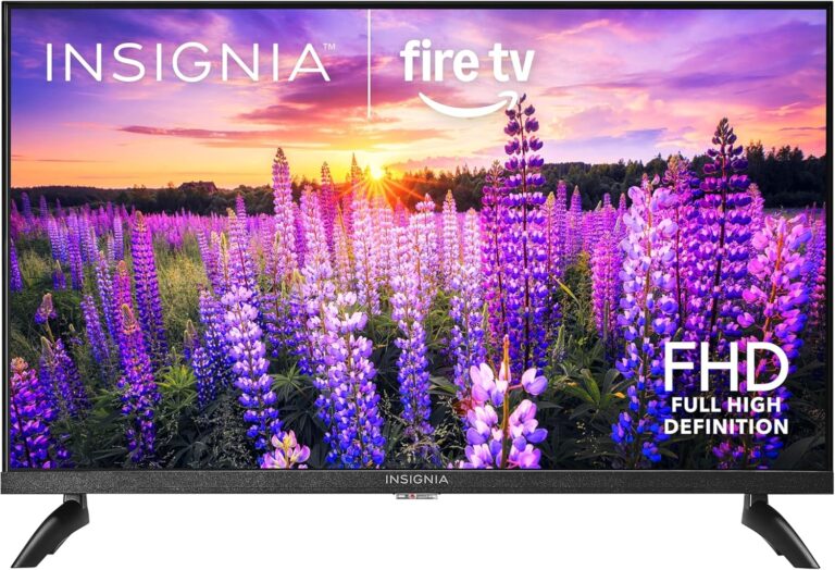 INSIGNIA 24″ Class F40 Series LED Full HD Smart Fire TV, Voice Remote with Alexa, Stream Live TV Without Cable