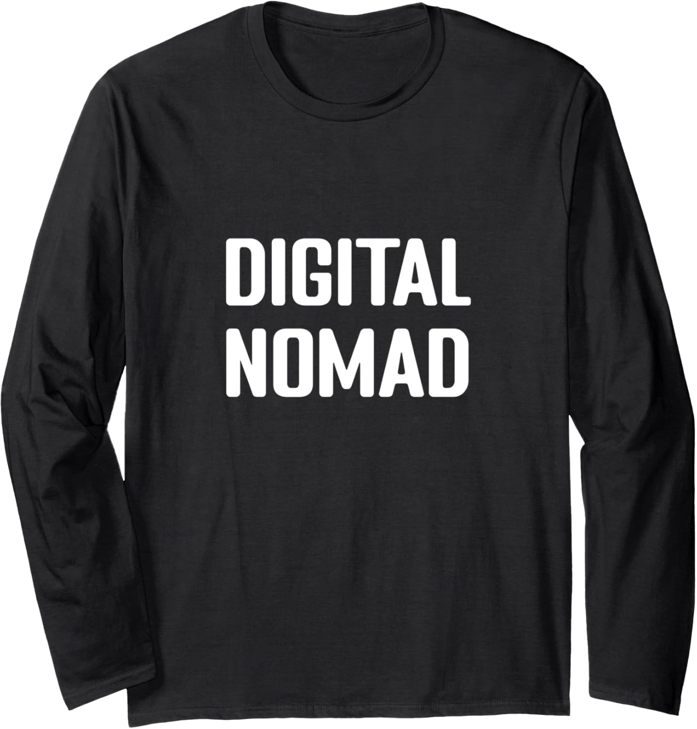 Digital Nomad World Travel Work Gear Long Sleeve T-Shirt