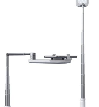 Viozon Extendable Selfie Stand 360° Rotation with Phone Holder, Rechargeable Wireless Foldable 7 Brightness LED Light for Live Streaming/YouTube/Tiktok/Video Recording/Photography/Reading (V6W)