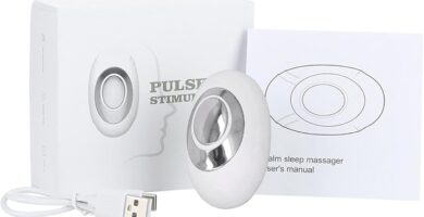 Sleep Aid Device, Handheld Portable 2 Modes Sleep Devices, Sleep Instrument, Improve Deep Sleep, Relieve Stress, Help, Sleep Aid Machine for Pressure Anxiety Fast Asleep, Easy to Carry (White)