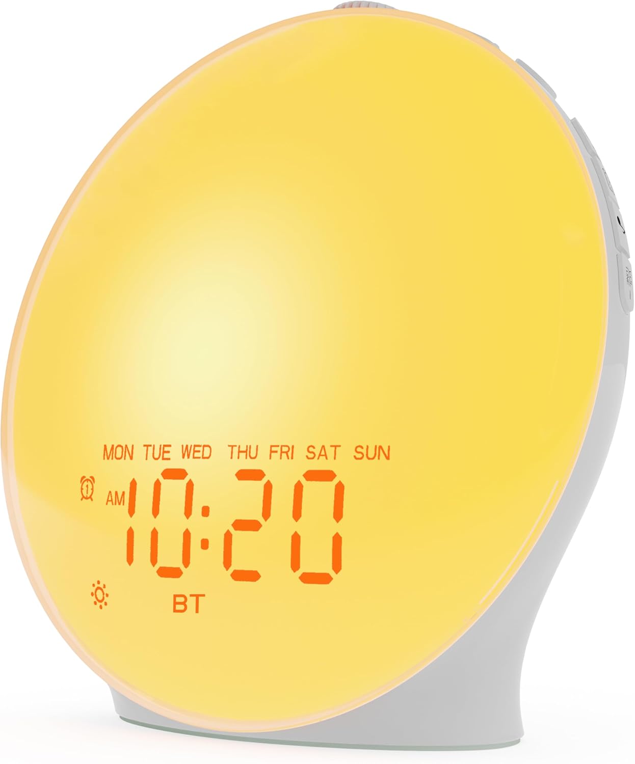 JALL Sunrise Alarm Clock White Noise Sound Machine with 22 Soothing Sounds, 17 NightLights, Bluetooth Speaker, Wake Up Light Alarm Clock for Bedrooms, Heavy Sleepers, Ideal Gift for Baby, Kids Seniors