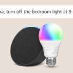 Echo Pop with Amazon Basics Smart Color Bulb