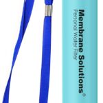 Membrane Solutions Straw Water Filter S1, NSF/ANSI 42&372&401 certificated, Survival Filtration Portable Gear, Emergency Preparedness, Supply for Drinking Hiking Camping Team Family Outing