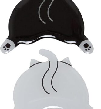 Pearhead Cat Bum Kitchen Magnets, Pet Themed Refrigerator Magnets, Funny Novelty Gift for Cat Lovers and Pet Parents, Ideal Decor for Home, School Locker and Office Whiteboard, Set of 4