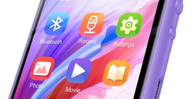 128GB MP3 Player – Music Player with Bluetooth 5.4, 2.4″ Portable HiFi MP3 Player with FM Radio, HD Speaker, E-Book,Voice Recorder, Walkman Digital Music Player Earphones Included 128GB MP3 Player – Music Player with Bluetooth 5.4, 2.4″ Portable HiFi MP3 Player with FM Radio, HD Speaker, E-Book,Voice Recorder, Walkman Digital Music Player Earphones Included