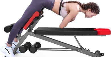 FF Finer Form Multi-Functional Weight Bench for Full All-in-One Body Workout – Adjustable Workout Bench Press for Home Gym, Fitness equipment for Back HyperExtension, Roman Chair Exercise, Sit up