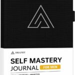 Self-Mastery Journal for Men – Gratitude and Productivity Journal for More Happiness, Positivity, Growth, Mindfulness, Self Care and Reflection – Guided Inspirational Journals for Men & Women (Black)