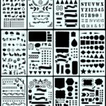 Dotted Journal Stencil Set (Over 300 designs that are great for bullet journaling, planners, and notebooks)