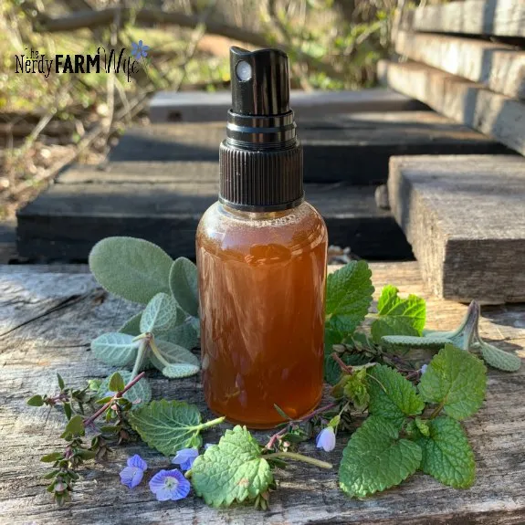 DIY Herbal Throat Spray Recipe