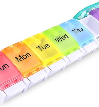 AUVON Weekly Pill Organizer Arthritis Friendly, BPA Free Travel 7 Day Pill Box Case with Spring Open Design and Large Compartment to Hold Vitamins, Cod Liver Oil, Supplements and Medication AUVON Weekly Pill Organizer Arthritis Friendly, BPA Free Travel 7 Day Pill Box Case with Spring Open Design and Large Compartment to Hold Vitamins, Cod Liver Oil, Supplements and Medication