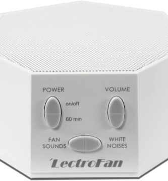 Adaptive Sound Technologies LectroFan Classic White Noise Machine – Compact Sleep Sound Machine for Bedroom, Travel, Study & More – 20 Non-Looping Fan & White Noise Variations