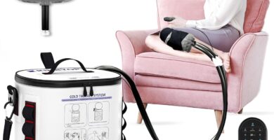 Cold Therapy Machine with Programmable Timer, Portable Ice Machine for Knee After Surgery, Knee Replacement Recovery System, Cryotherapy Pain Relief w/Compression Pad Cold Therapy Machine with Programmable Timer, Portable Ice Machine for Knee After Surgery, Knee Replacement Recovery System, Cryotherapy Pain Relief w/Compression Pad
