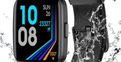 Fitness Tracker Watch with Heart Rate Monitor, Activity Tracker with Pedometer, Sleep Monitor, Calories & Step Counter, IP68 Waterproof Smart Watches for Women Men Fitness Watch for Sports