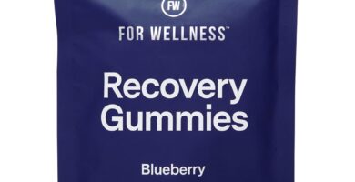 For Wellness Recovery Gummies Hydrate | Blueberry Electrolyte & Antioxidant Supplements for Hydration, Energy & Post-Workout Performance | Vegan, Non-GMO, 30 Count