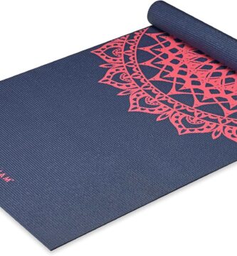 Gaiam Print Yoga Mat, Non Slip Exercise & Fitness Mat for All Types of Yoga, Pilates & Floor Exercises