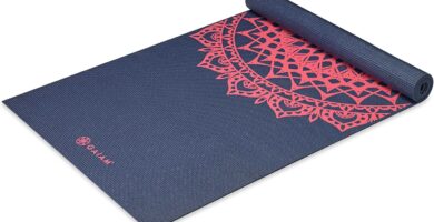 Gaiam Print Yoga Mat, Non Slip Exercise & Fitness Mat for All Types of Yoga, Pilates & Floor Exercises
