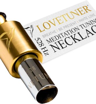 LOVETUNER 528Hz Breathing Necklace for Stress Relief, Mindfulness & Meditation | Sound Healing Whistle for Anxiety, Focus, Calm & Relaxation | Emotional Wellness, Inner Peace & Balance Necklace