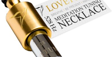 LOVETUNER 528Hz Breathing Necklace for Stress Relief, Mindfulness & Meditation | Sound Healing Whistle for Anxiety, Focus, Calm & Relaxation | Emotional Wellness, Inner Peace & Balance Necklace