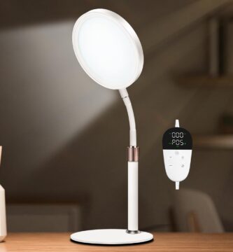 Light Therapy Lamp, UV-Free 10000 Lux Therapy Light with 3 Color Temperature Modes & Adjustable Brightness & Timer, Happy Therapy Lamp for Lift Mood Light Therapy Lamp, UV-Free 10000 Lux Therapy Light with 3 Color Temperature Modes & Adjustable Brightness & Timer, Happy Therapy Lamp for Lift Mood