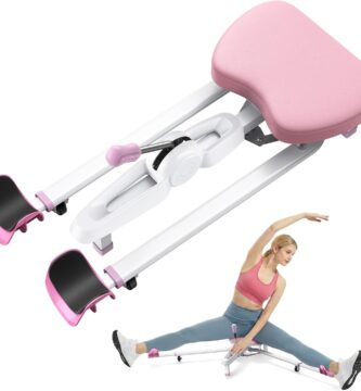 MERACH Split Machine, Leg Stretcher for Flexibility, 180° Stretching Equipment with 6-Level Length Adjustment & Comfortable Pad, Home Stretch Machine for Dance, Gymnastics, 300lbs Capacity