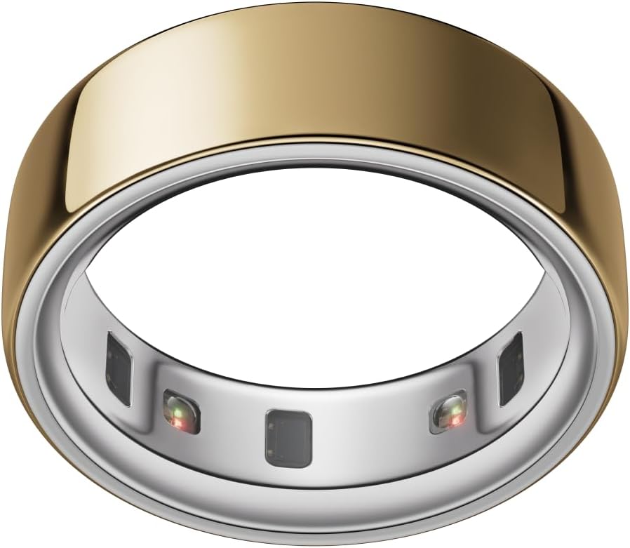 Oura Ring 4 – Gold – Size 8 – Size Before You Buy