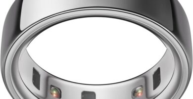 Oura Ring 4 – Silver – Size 8 – Size Before You Buy