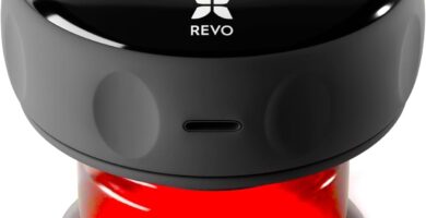 REVOMADIC REVO The Original 4-in-1 Smart Cupping Therapy Massager, Red Light Therapy for Targeted Pain Relief, Knots, Aches, Muscle Soreness, Circulation & Tighter Skin, Portable Cupping Kit