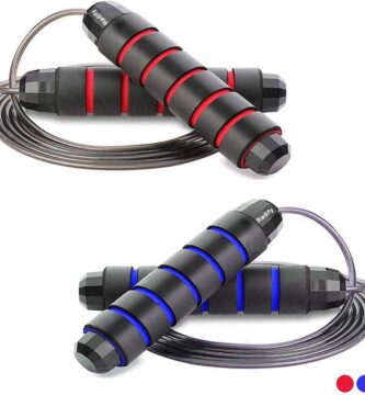 Redify Jump Rope,Jump Ropes for Fitness for Women Men and Kids,Speed Jumping Rope for Workout with Ball Bearings,Adjustable Skipping Rope for Exercise&Slim Body at Home School Gym