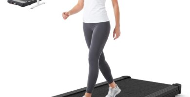 Smug Compact Armless Treadmill, Space Saving Design for Home & Office, Quiet Under Desk Walking Pad, 200 Lbs Capacity 3 in 1 Portable Walking Treadmill