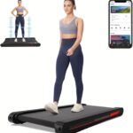 Sperax Walking Treadmill Pad with APP, 3 in 1 Under Desk Treadmill, 400W Low Noise Walking Vibration Pad with Remote Control,Portable Treadmills for Home Office