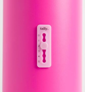 Tally Silicone Hydration Tracker (Adhesive Tracking Accessory adheres to Any Reusable Water Bottle)