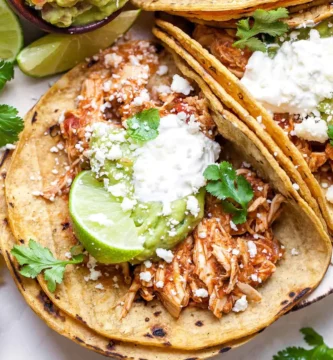 Easy Crockpot Chicken Tacos Recipe