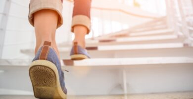 Climbing stairs burns up to three times more calories than walking