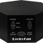Adaptive Sound Technologies LectroFan Classic White Noise Machine – Compact Sleep Sound Machine for Bedroom, Travel, Study and More – 20 Non-Looping Fan & White Noise Variations – Black