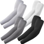 Arm Sleeves, Cooling UV Sun Protection Sports Compression for Men/Women