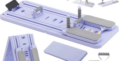 COSIEST Pilates Board for Home Use, Foldable Pilates Reformer Set with Resistance Bands, All-in-One Professional Workout Fitness Equipment for Core, Abs, Glutes, Legs, Butt, Arms Toning COSIEST Pilates Board for Home Use, Foldable Pilates Reformer Set with Resistance Bands, All-in-One Professional Workout Fitness Equipment for Core, Abs, Glutes, Legs, Butt, Arms Toning