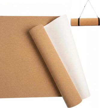 Cork Yoga Mat 6mm Extra Thick Cushioning High Density Natural Rubber Exercise Pad 72 x 24 Inch for Home Gym Cork Yoga Mat 6mm Extra Thick Cushioning High Density Natural Rubber Exercise Pad 72 x 24 Inch for Home Gym