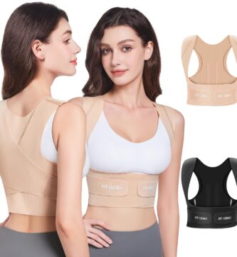 Fit Geno Posture Corrector for Women Invisilite: Invisible Lightweight Back Brace for Neck Shoulder & Upper Back Pain Relief – Improve Posture Correct Hunchback Slouching Under Clothes Large Fit Geno Posture Corrector for Women Invisilite: Invisible Lightweight Back Brace for Neck Shoulder & Upper Back Pain Relief – Improve Posture Correct Hunchback Slouching Under Clothes Large
