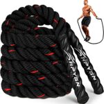 HPYGN Jump Rope, Weighted Jump Rope for Men women, 2.8lb 3.8lb 5lb Heavy Skipping Rope for Exercise, Adult Jumpropes for Home Workout, Improve Strength and Building Muscle,Total Body Workout Equipment