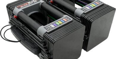 PowerBlock Elite EXP Adjustable Dumbbells, Sold in Pairs, Stage 1, 5-50 lb. Dumbbells, Durable Steel Build, Innovative Workout Equipment, All-in-One Dumbbells, Expandable with Expansion Kits PowerBlock Elite EXP Adjustable Dumbbells, Sold in Pairs, Stage 1, 5-50 lb. Dumbbells, Durable Steel Build, Innovative Workout Equipment, All-in-One Dumbbells, Expandable with Expansion Kits