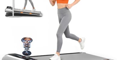 Walking Pad Treadmill with 15% 12-Level Auto Incline, 450 lbs Capacity RGB UI Screen, 3 in 1 Under Desk Treadmill, Bluetooth Speaker, 3.5HP Quiet Portable Treadmills for Home Hiking, APP & Remote