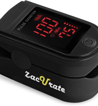 Zacurate Pro Series 500DL Fingertip Pulse Oximeter Blood Oxygen Saturation Monitor with Silicone Cover, Batteries and Lanyard (Royal Black) Zacurate Pro Series 500DL Fingertip Pulse Oximeter Blood Oxygen Saturation Monitor with Silicone Cover, Batteries and Lanyard (Royal Black)