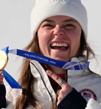 Breezy Johnson’s downhill gold is America’s first medal of 2026 Winter Olympics : NPR